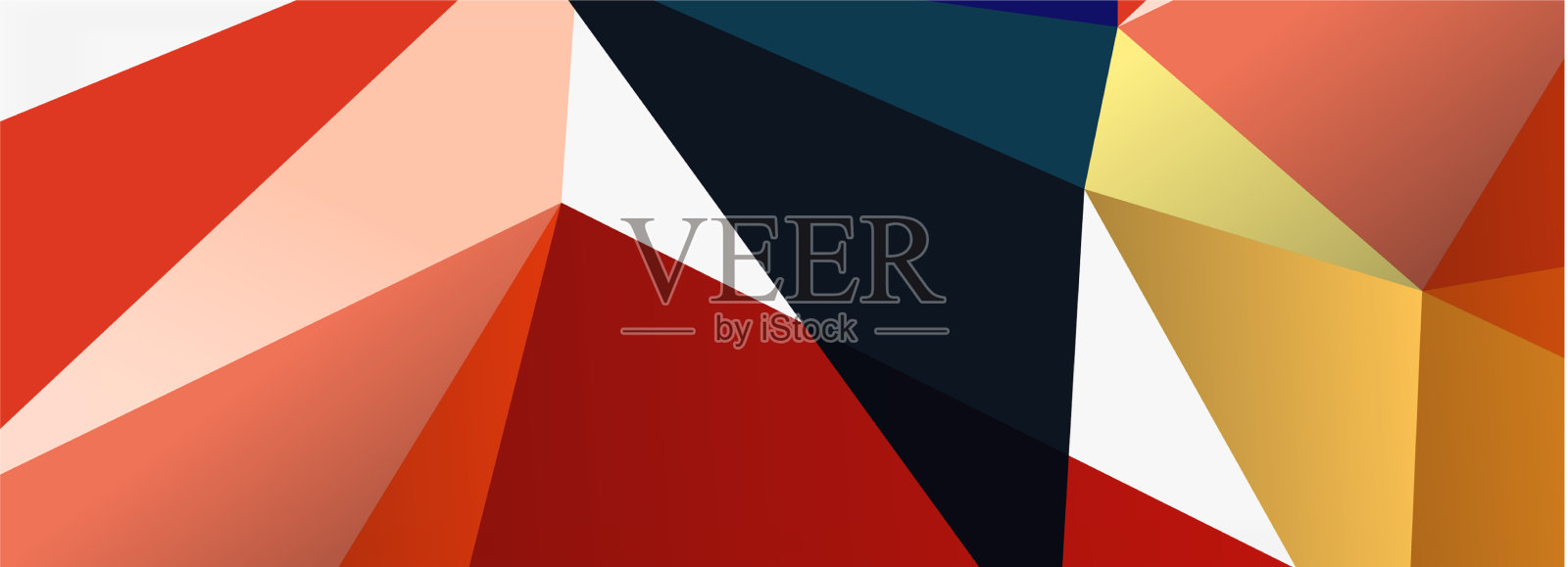 3d马赛克抽象背景低聚形状插画图片素材