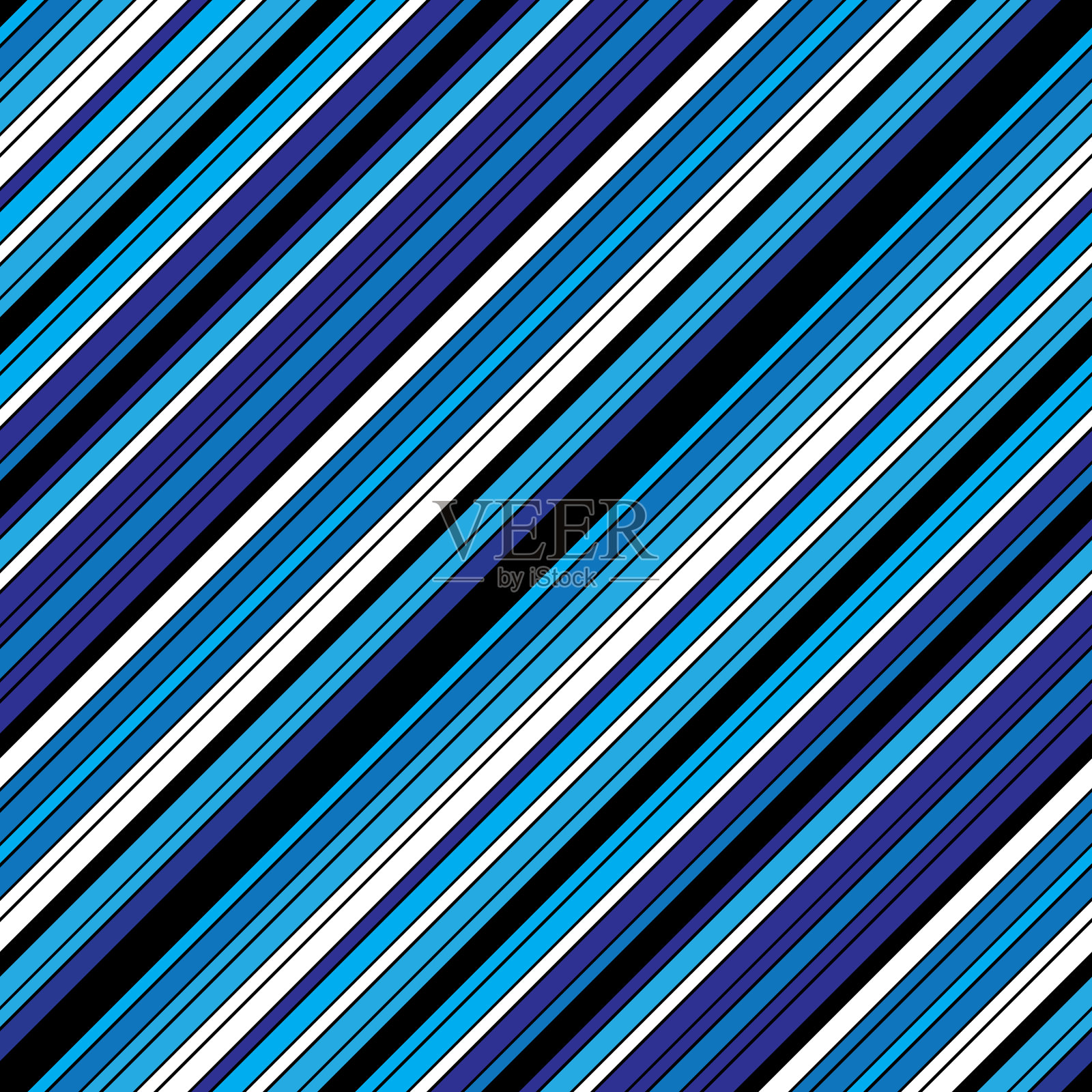 无缝图案与斜色线插画图片素材