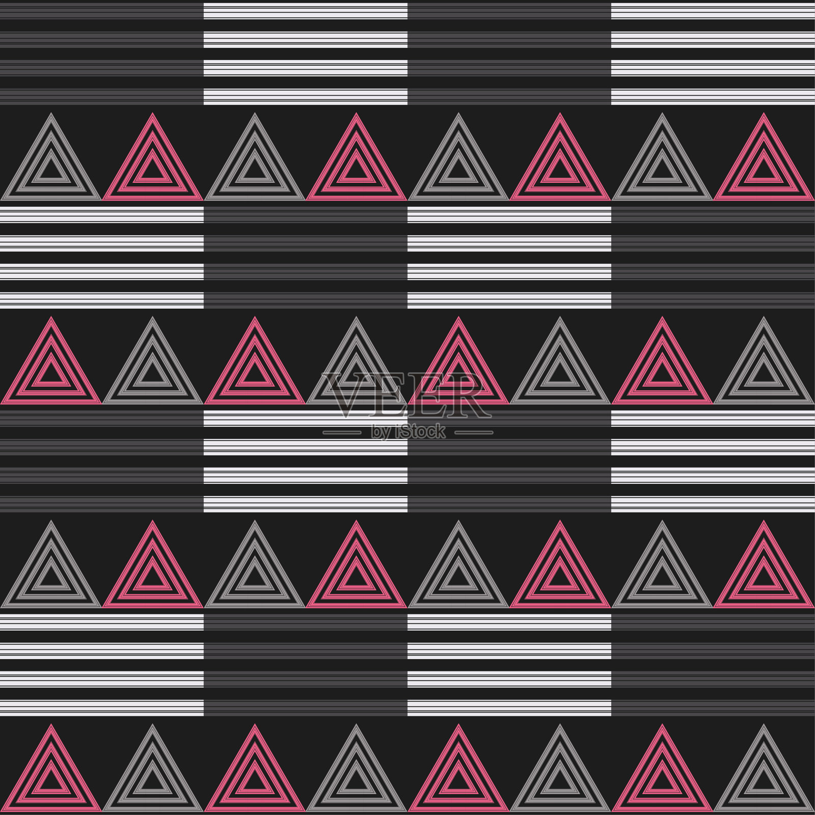 由条纹构成的形状。插画图片素材