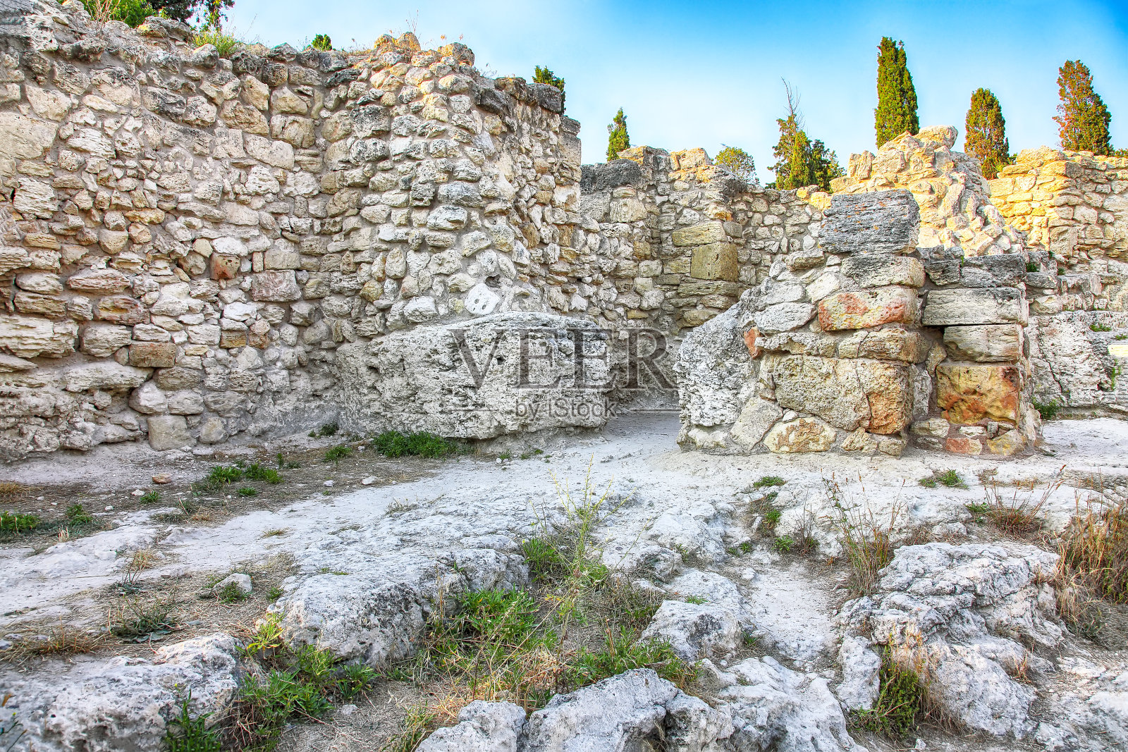 陶瑞·切尔松尼斯古城遗址照片摄影图片