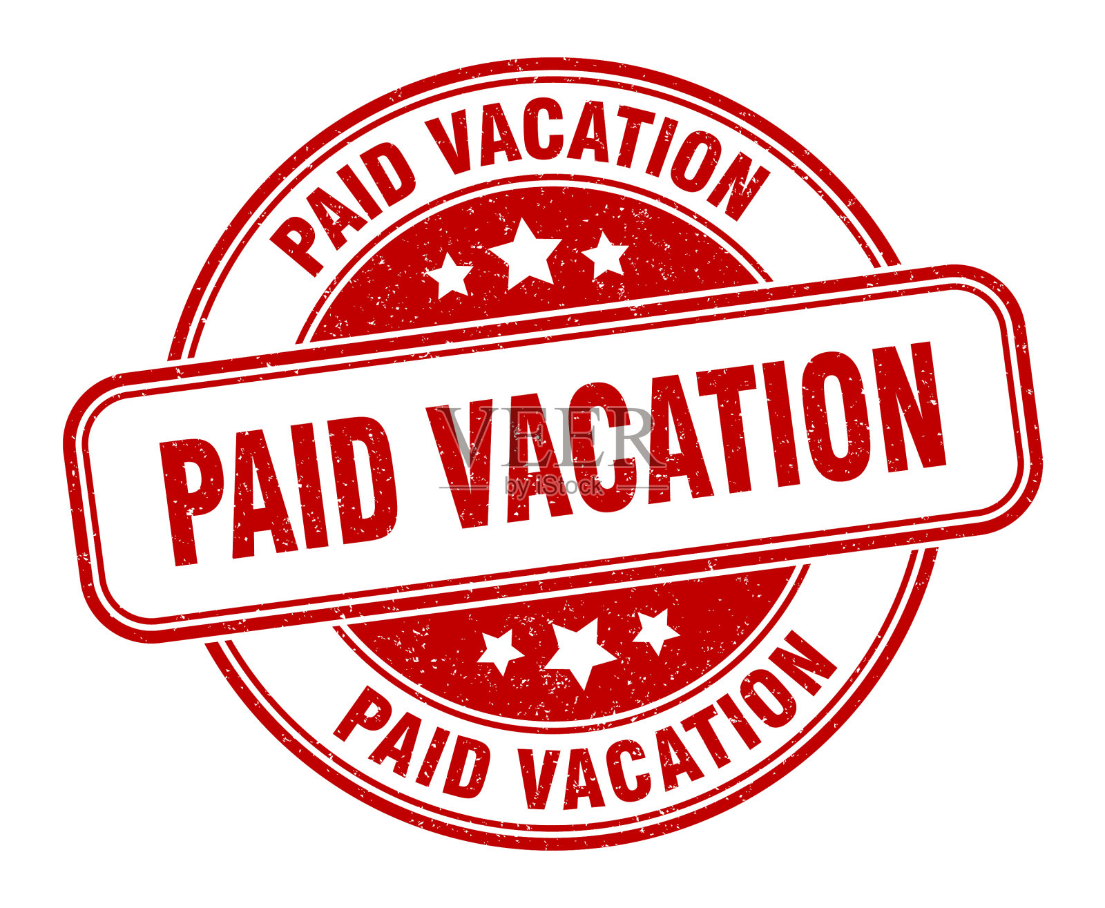 带薪假期邮票带薪假期标签轮插画图片素材