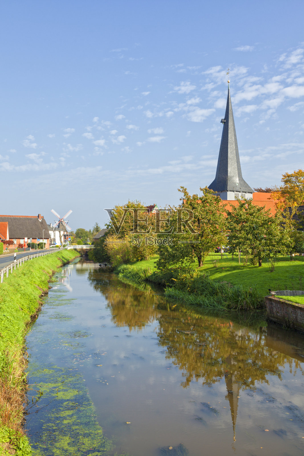 约克村,阿尔特斯土地地区,下萨克森州照片摄影图片