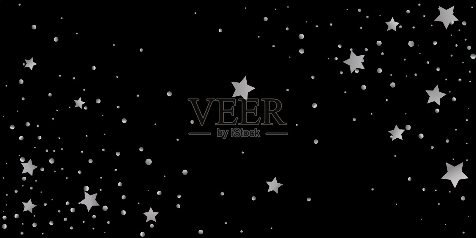 明星纸屑插画图片素材