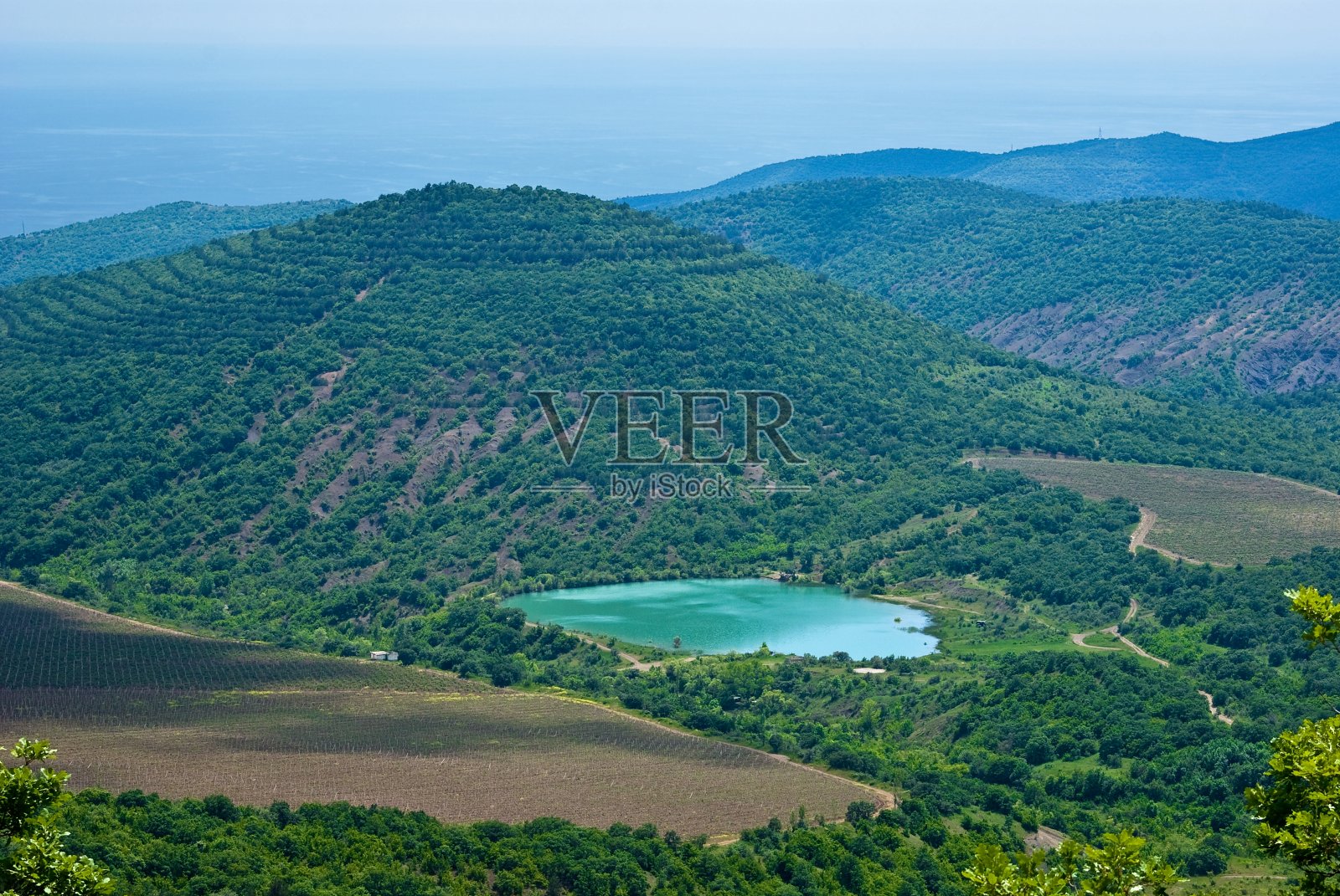 海岸全景照片摄影图片