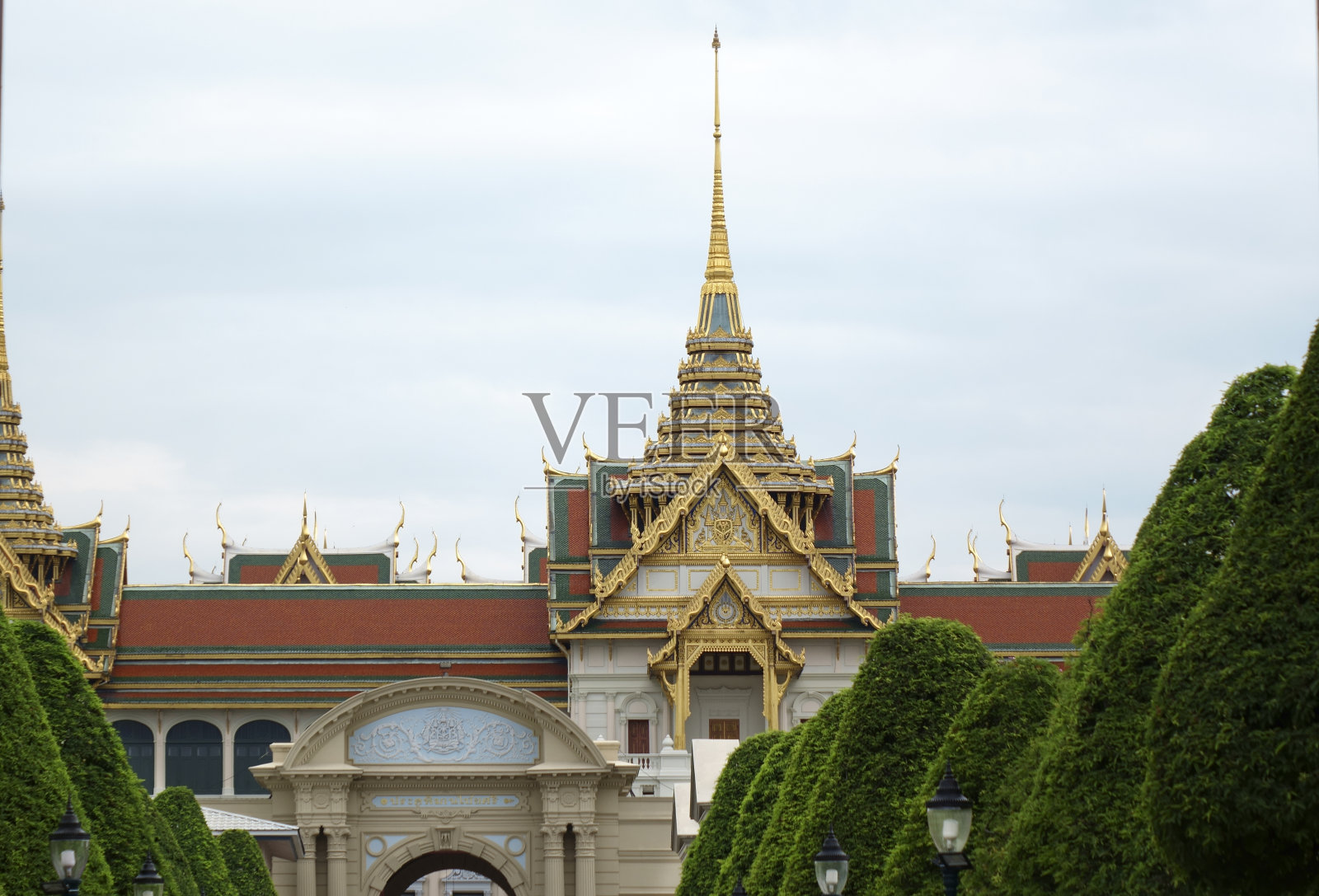 特写泰国曼谷的大皇宫照片摄影图片