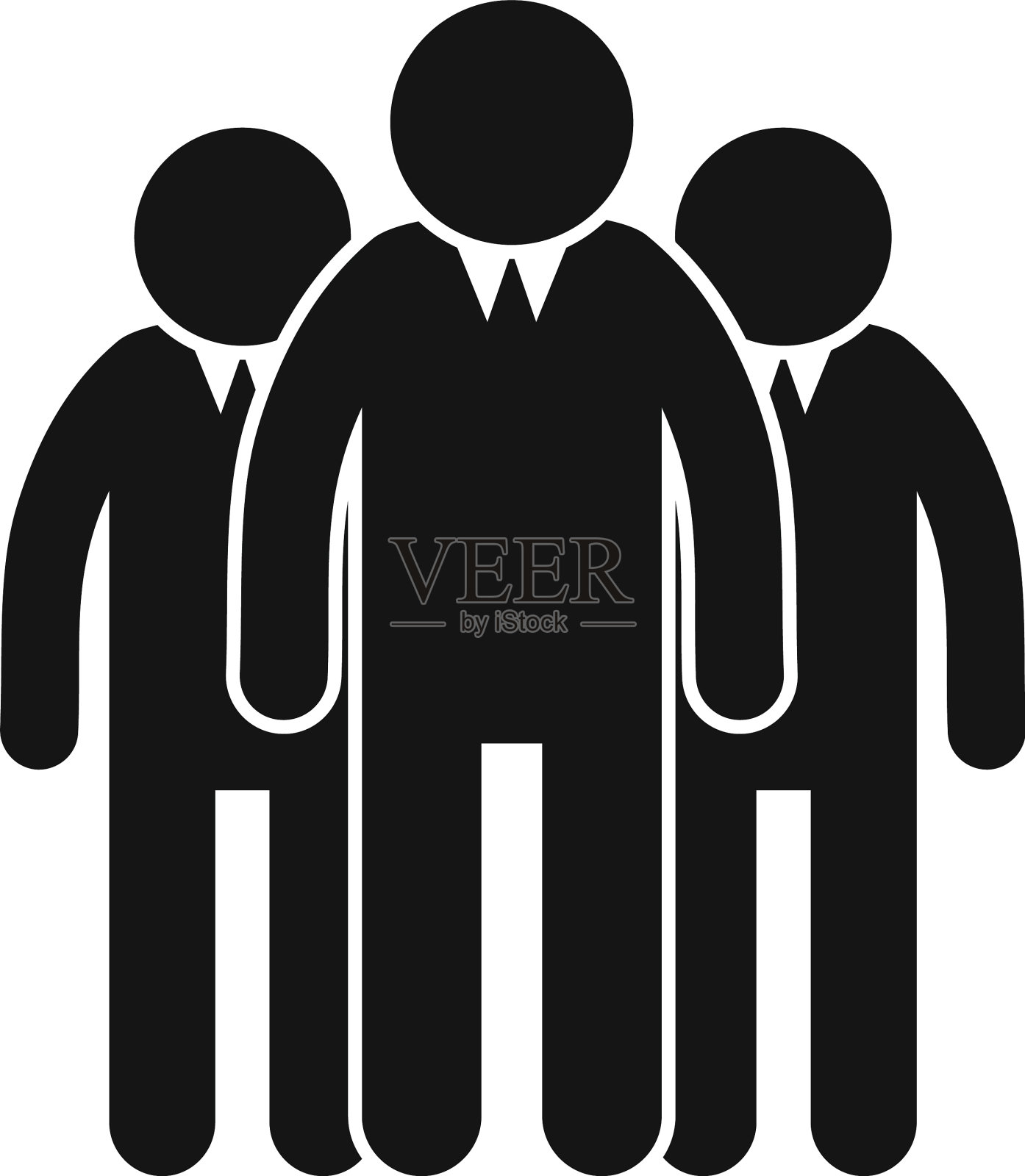 经理办公室组图标风格简单设计元素图片