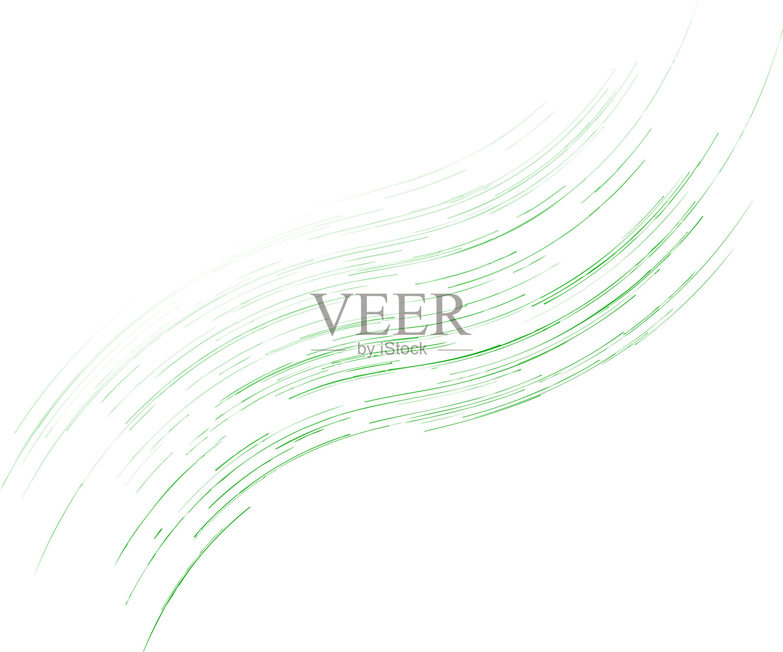 摘茎卷须植物圆形螺旋状插画图片素材