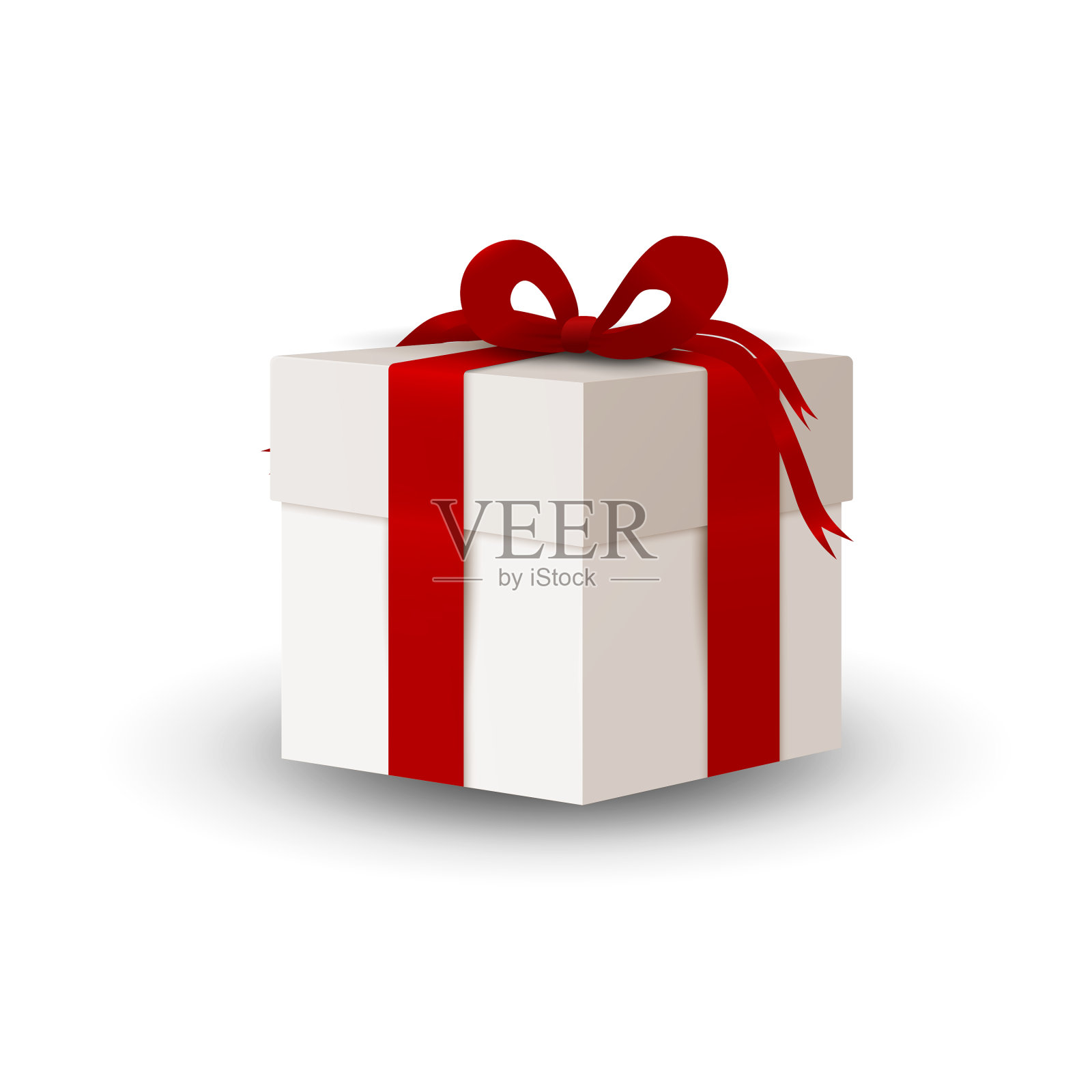 圣诞节或任何庆典的礼物用丝带设计元素图片