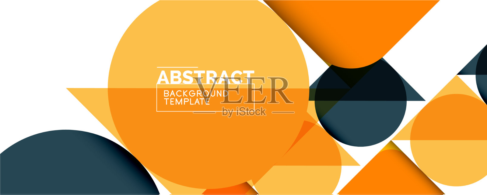 用简洁的几何抽象背景设计元素图片