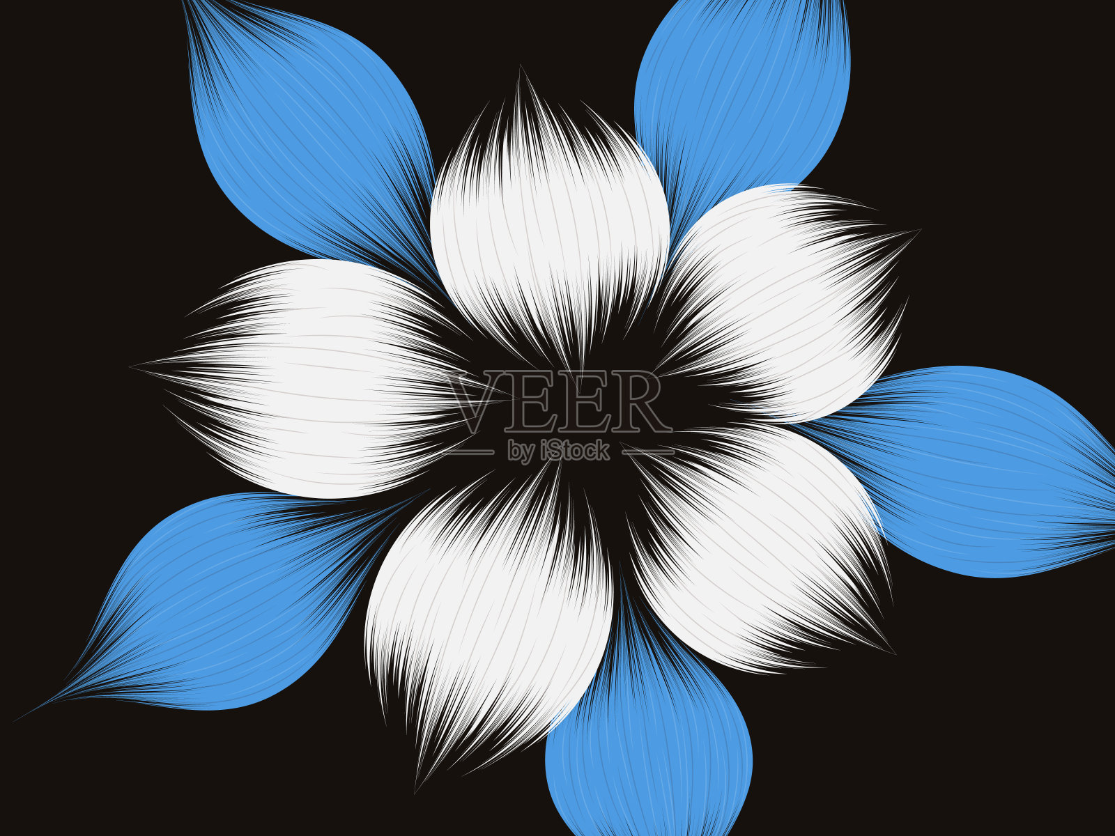 花抽象墙纸插画图片素材