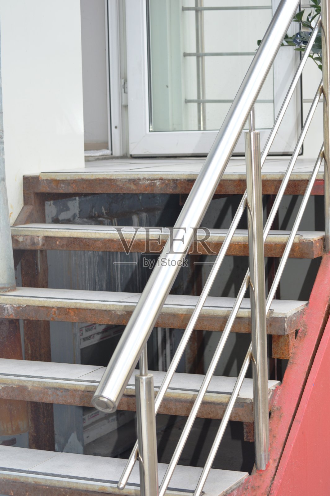 楼梯的扶手照片摄影图片