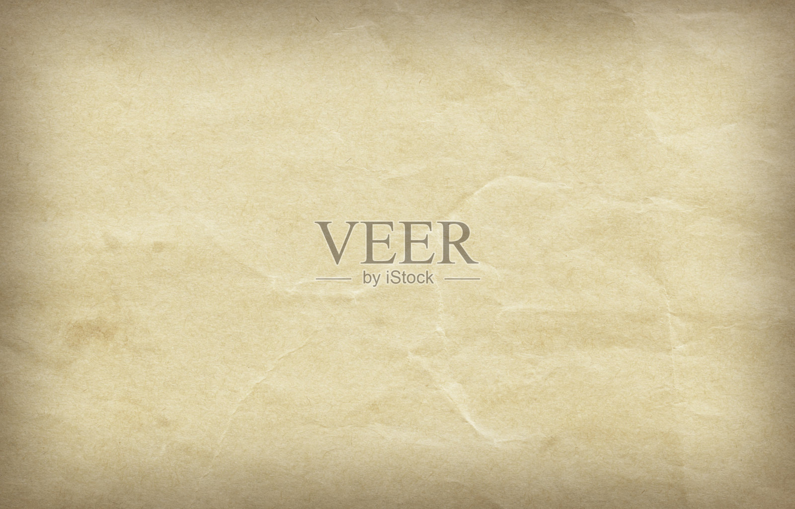 带有发光中心和垃圾风格装饰的老式纸张。照片摄影图片