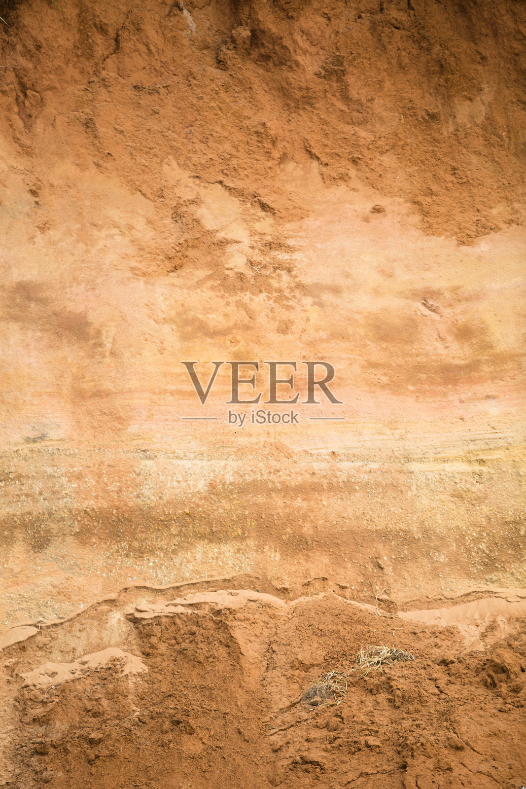 橙色粘土背景图像。秘鲁丛林中的河床粘土图片。照片摄影图片