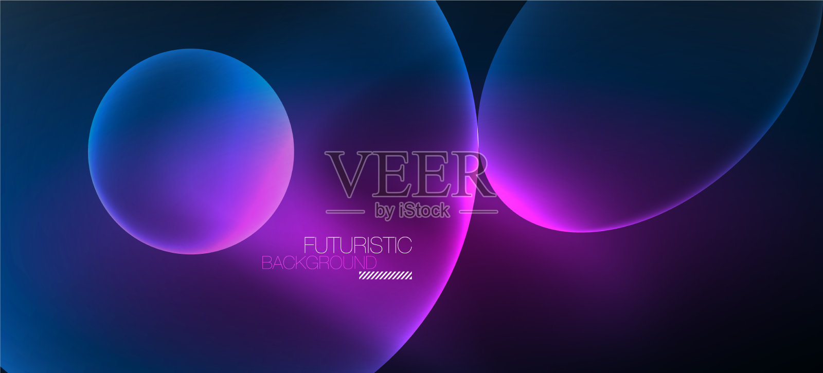 霓虹椭圆抽象背景闪亮明亮插画图片素材