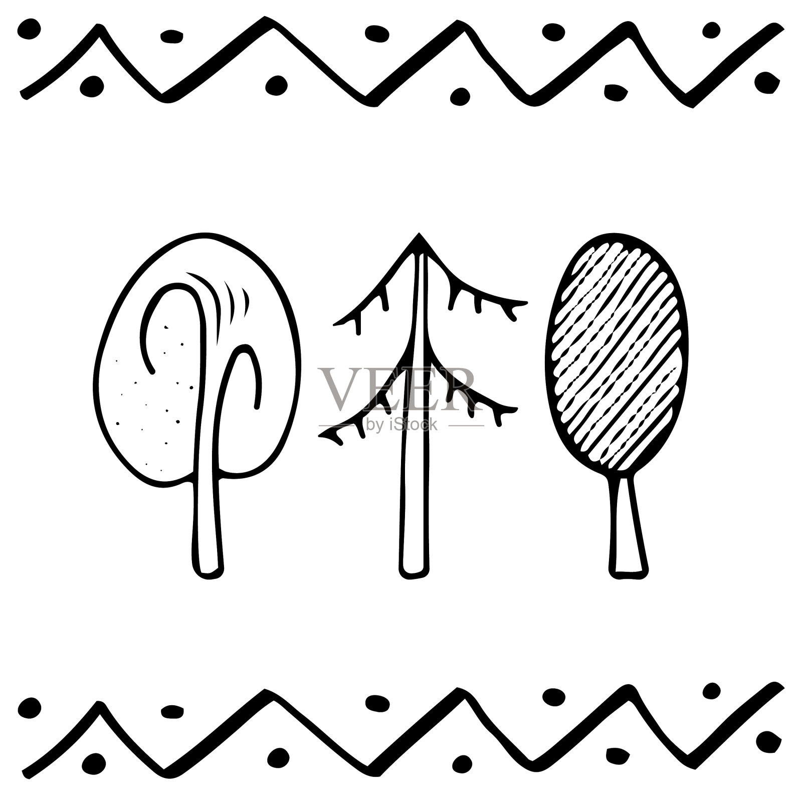 艺术音箱插画图片素材