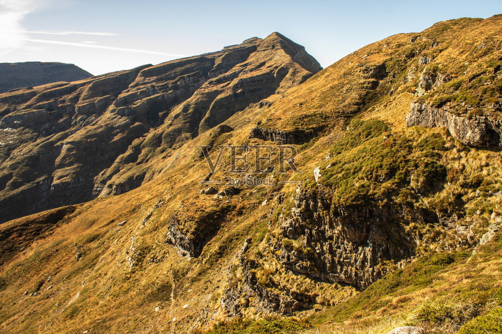 埃斯皮诺萨的坎塔布里安山景观照片摄影图片