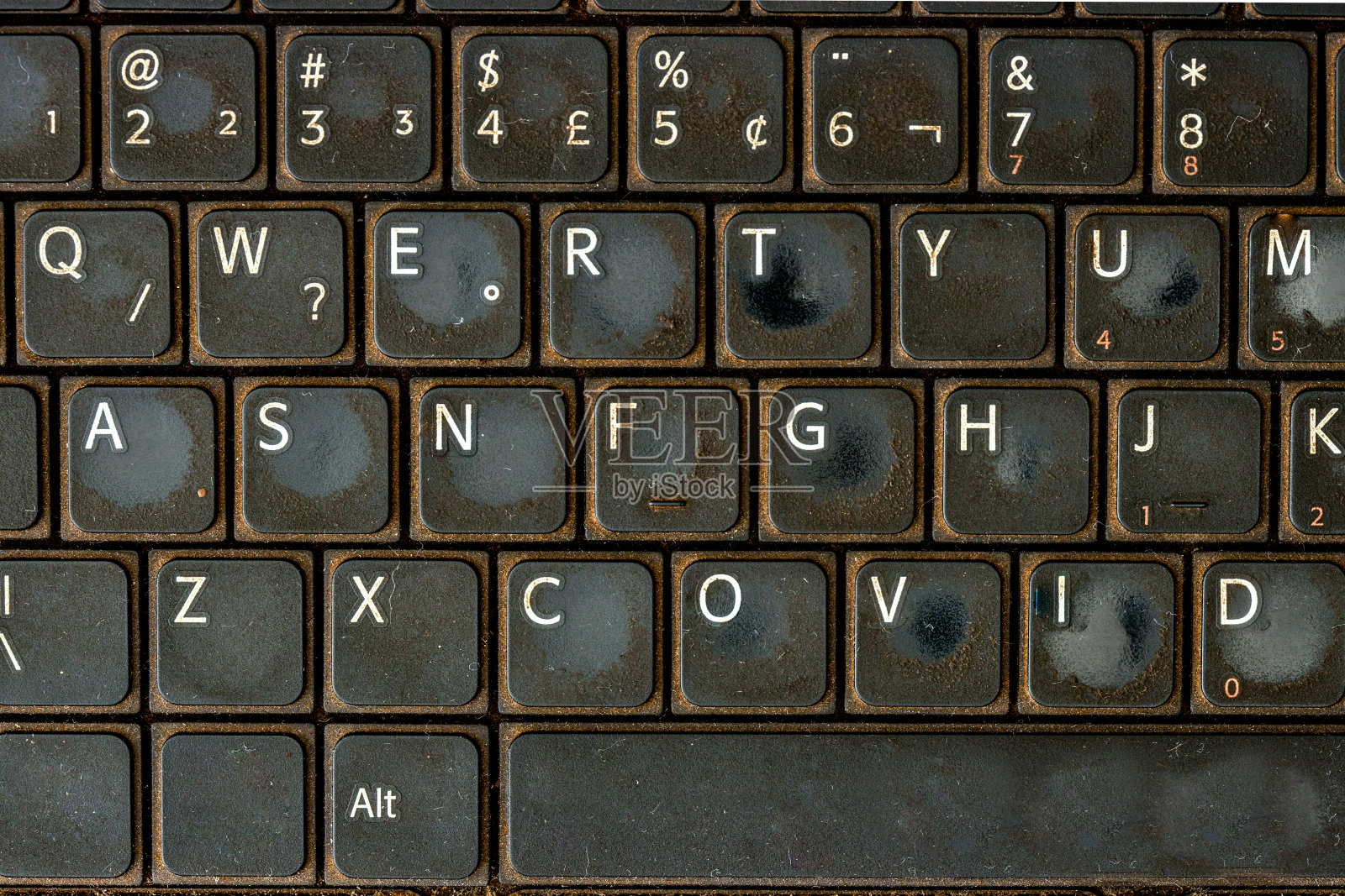 污染covid键盘照片摄影图片