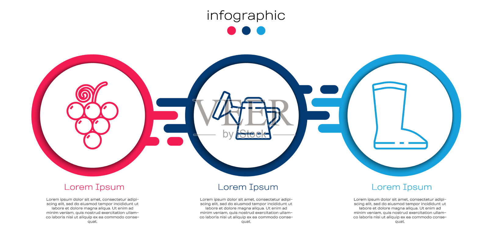设葡萄柚洒水罐,防水插画图片素材