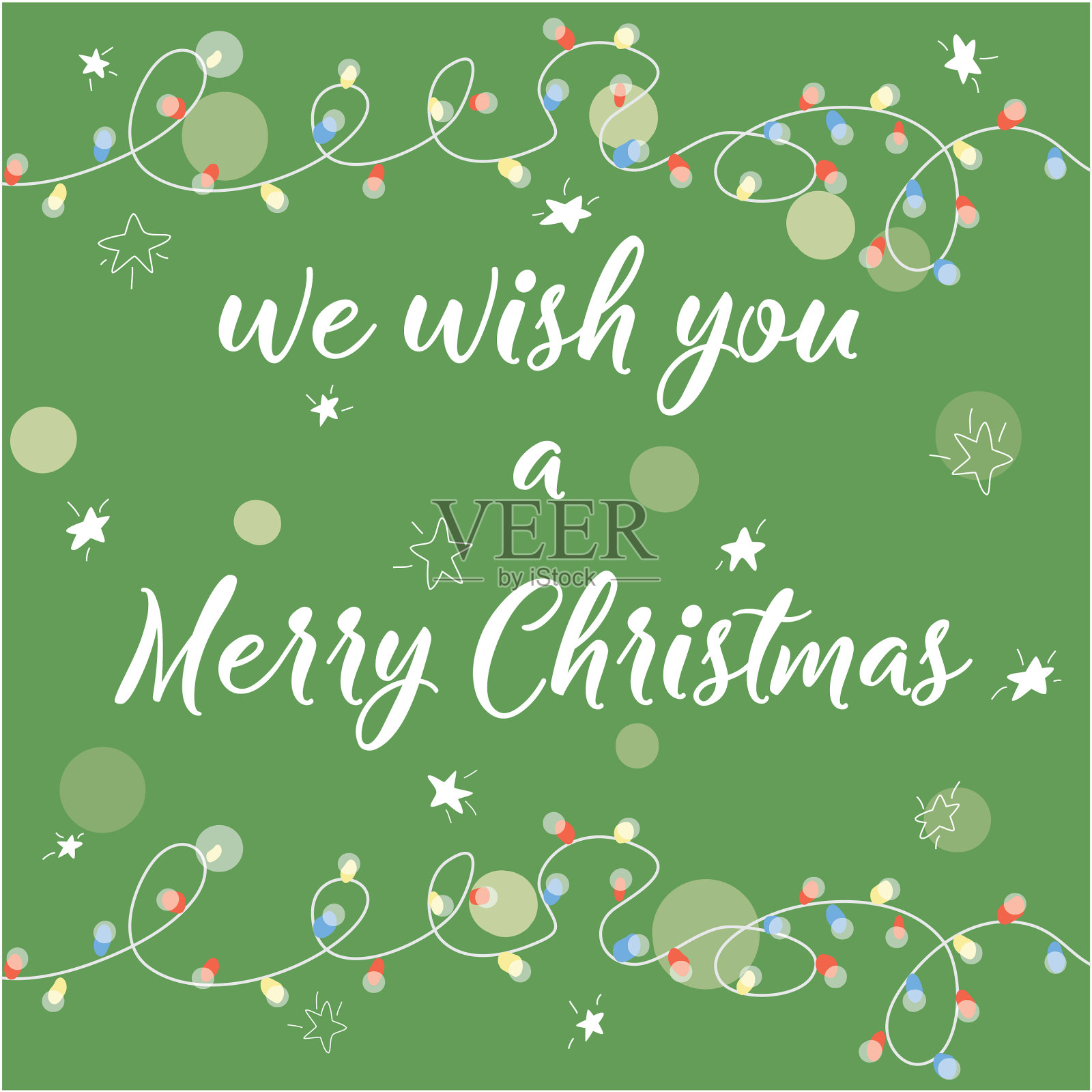 可爱祝你圣诞快乐,新年快乐插画图片素材