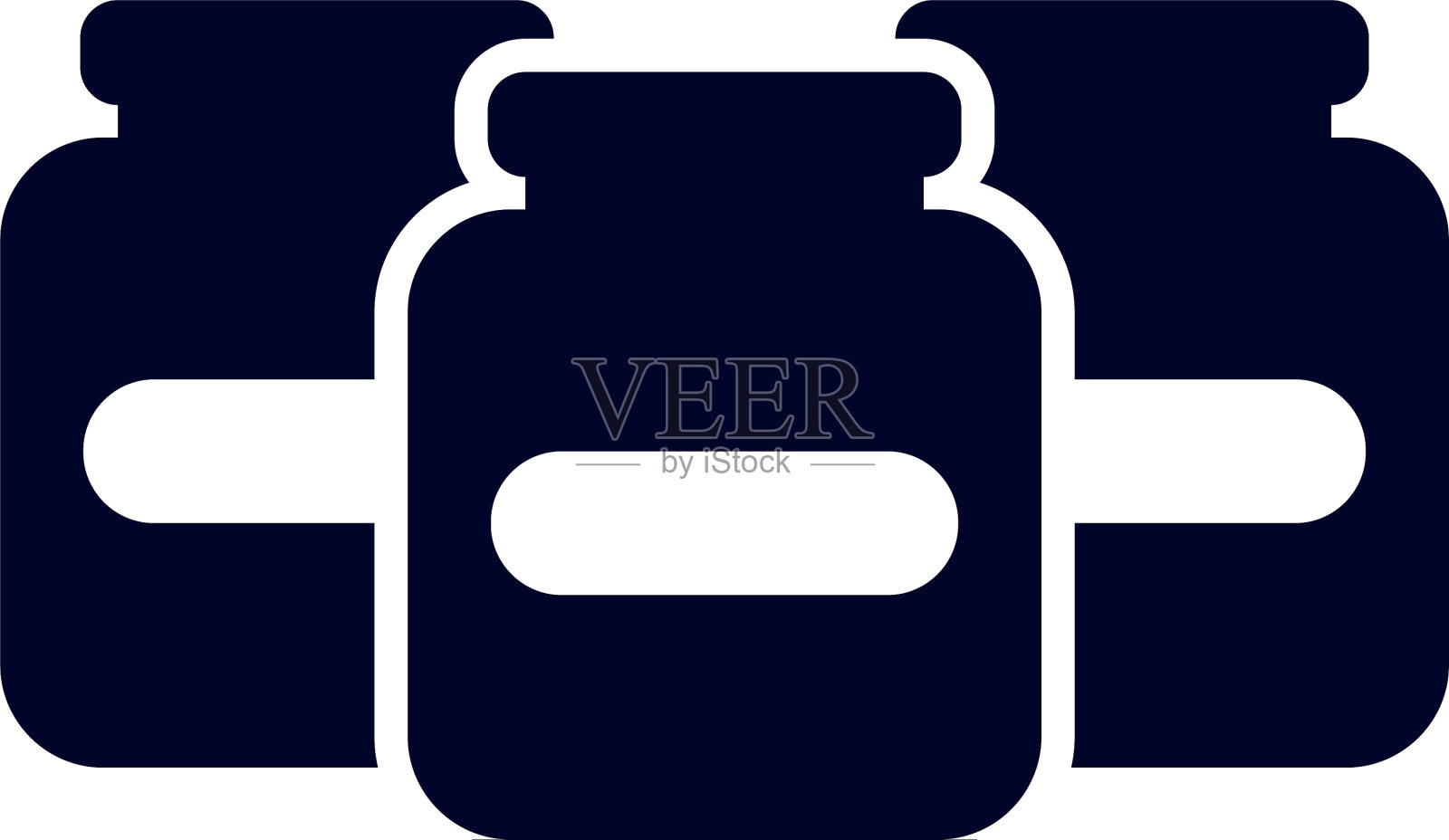 为健身胶囊设计图标概念创意设计元素图片