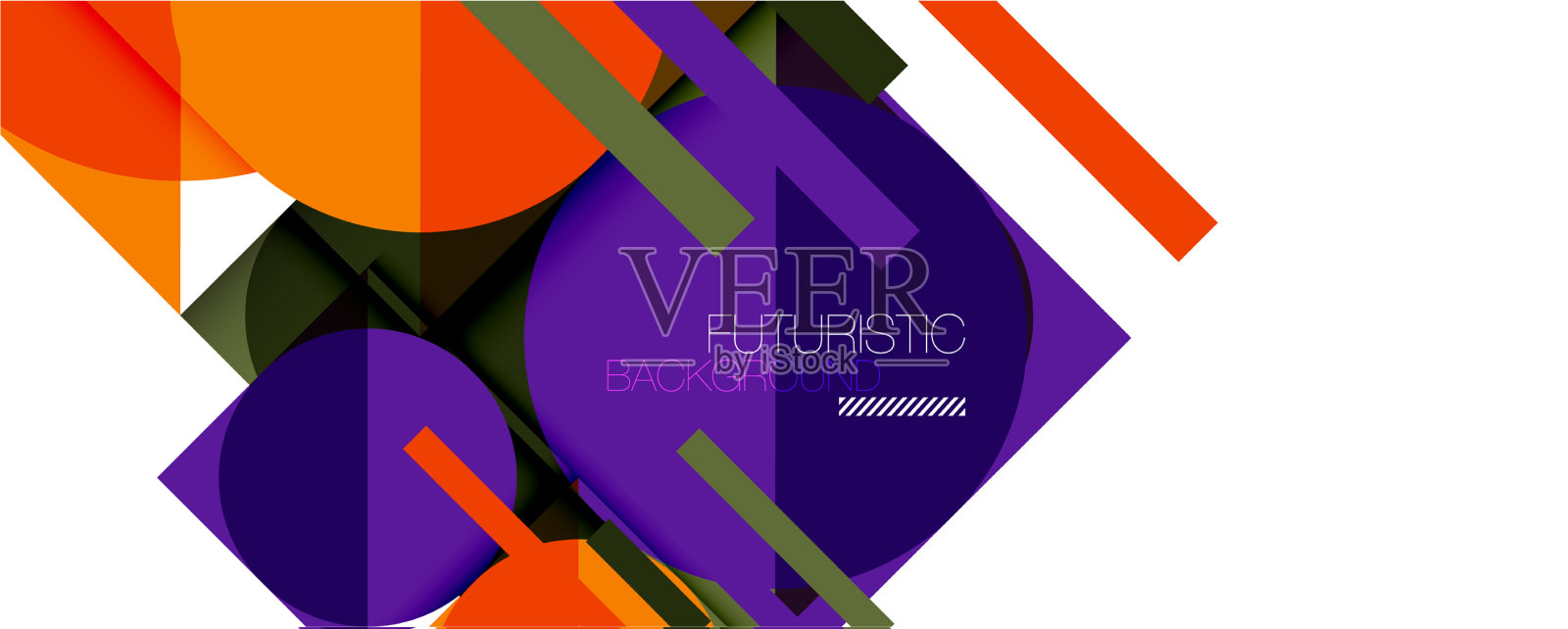 用简洁的几何抽象背景设计元素图片