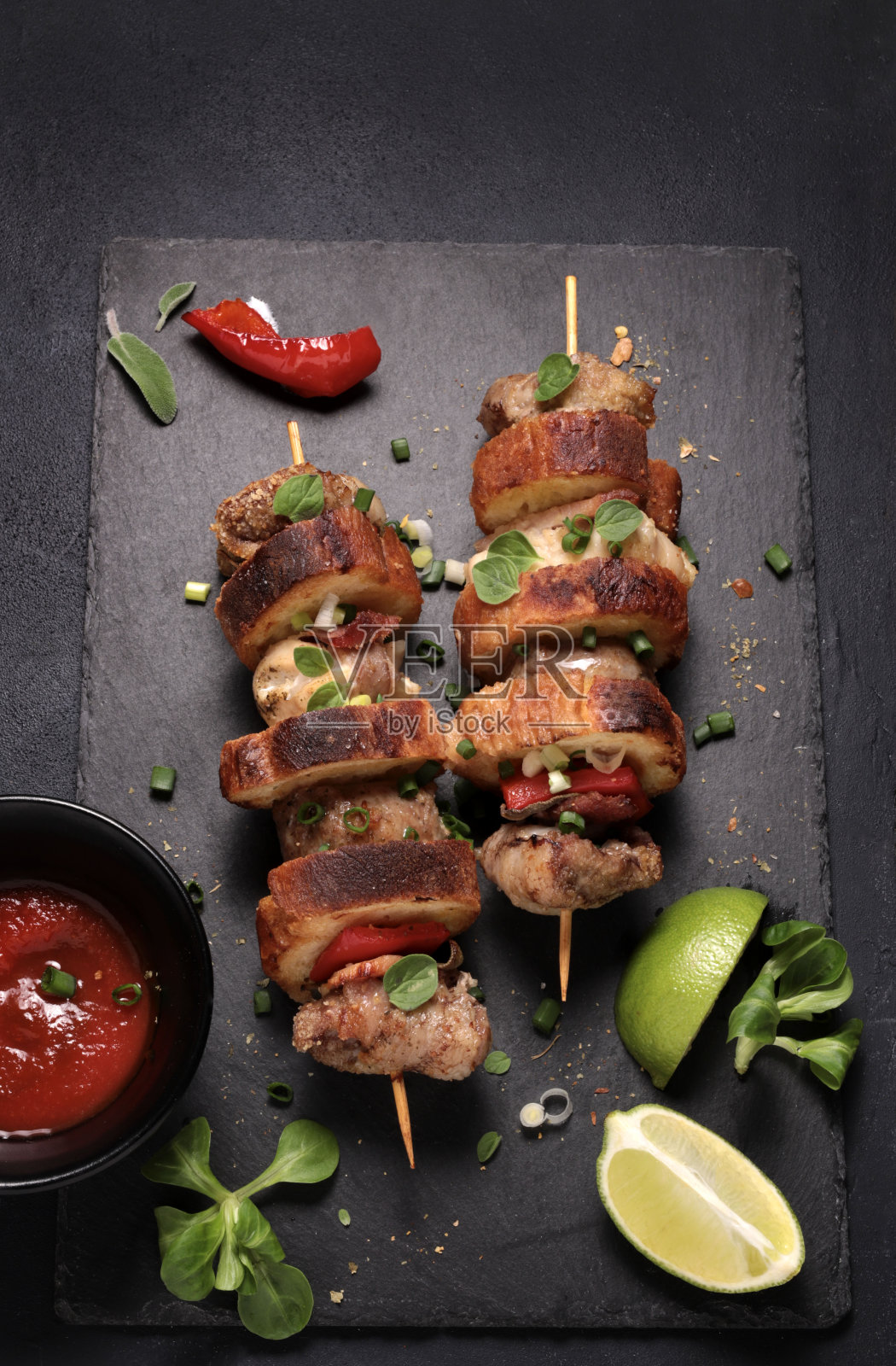 乡村串。照片摄影图片