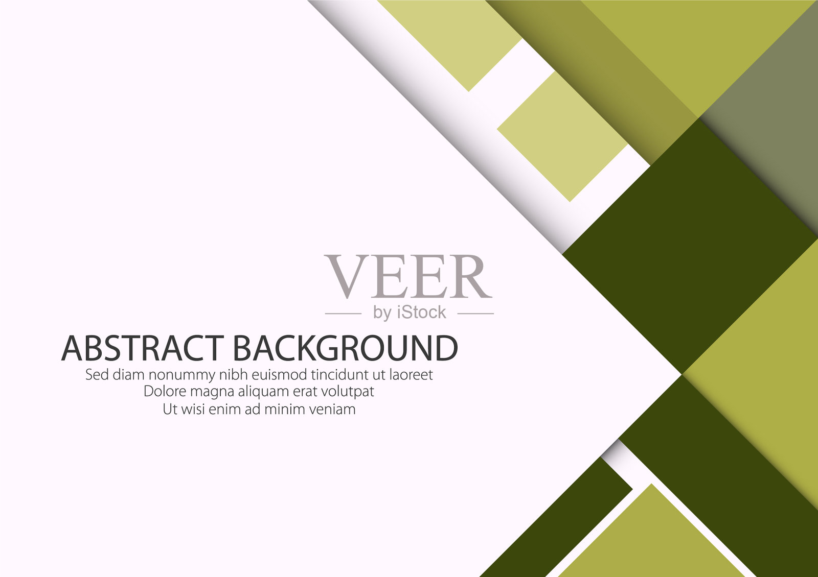 白色背景空白与黄色插画图片素材