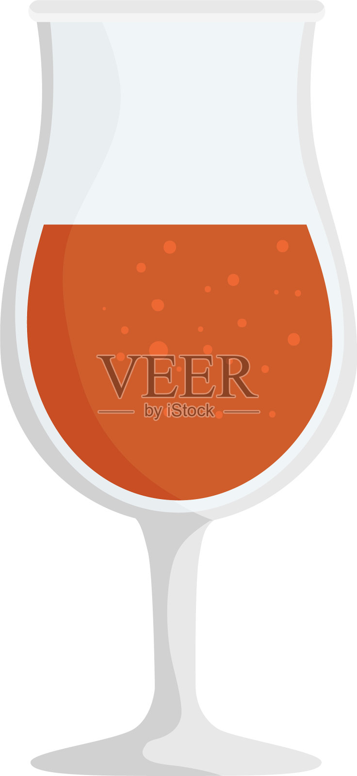 酒杯饮孤立图标设计元素图片