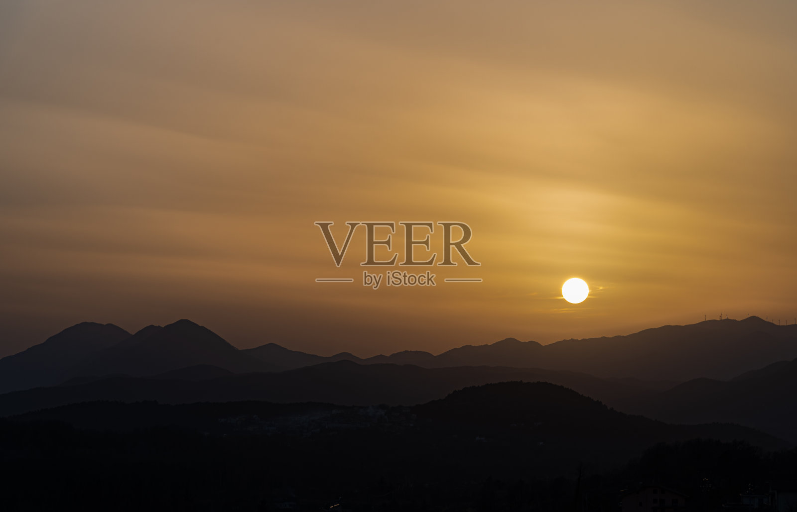 壮观的日落照片在莫利塞照片摄影图片