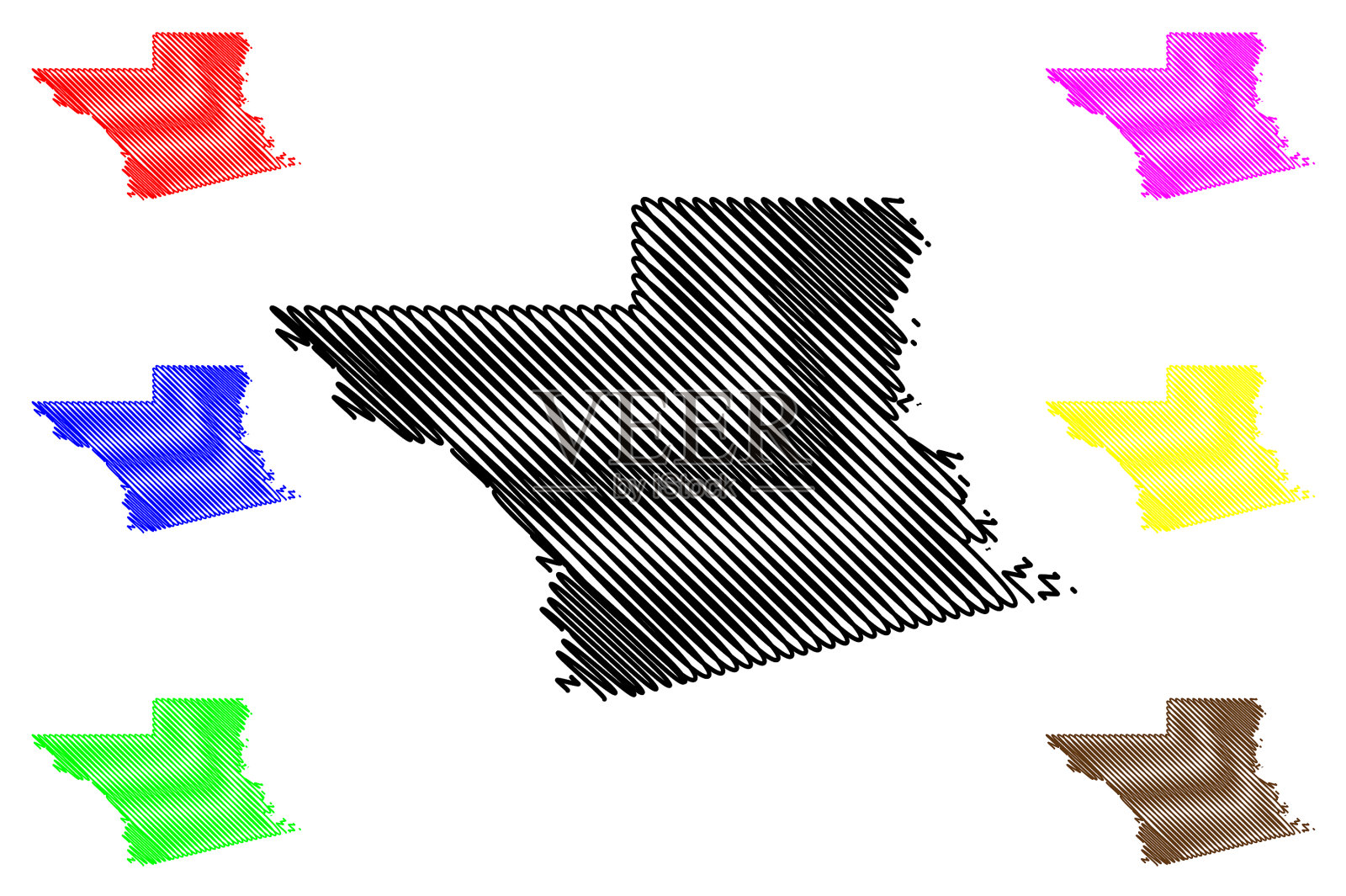 美国路易斯安那州格兰特县,美国插画图片素材