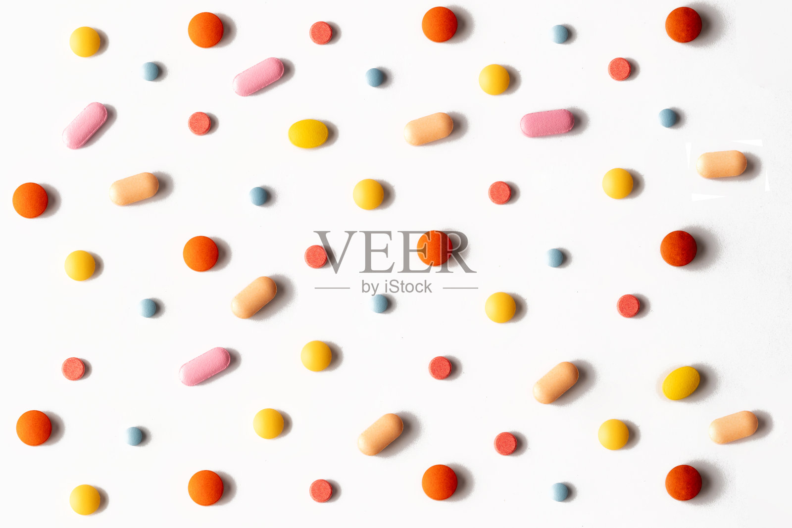 日历上的药丸照片照片摄影图片