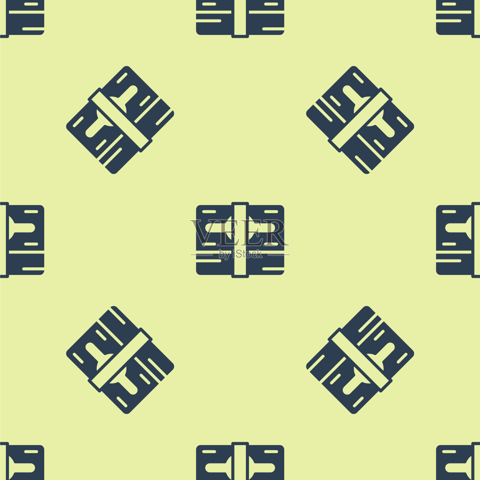 蓝色的栈纸钱现金图标孤立插画图片素材