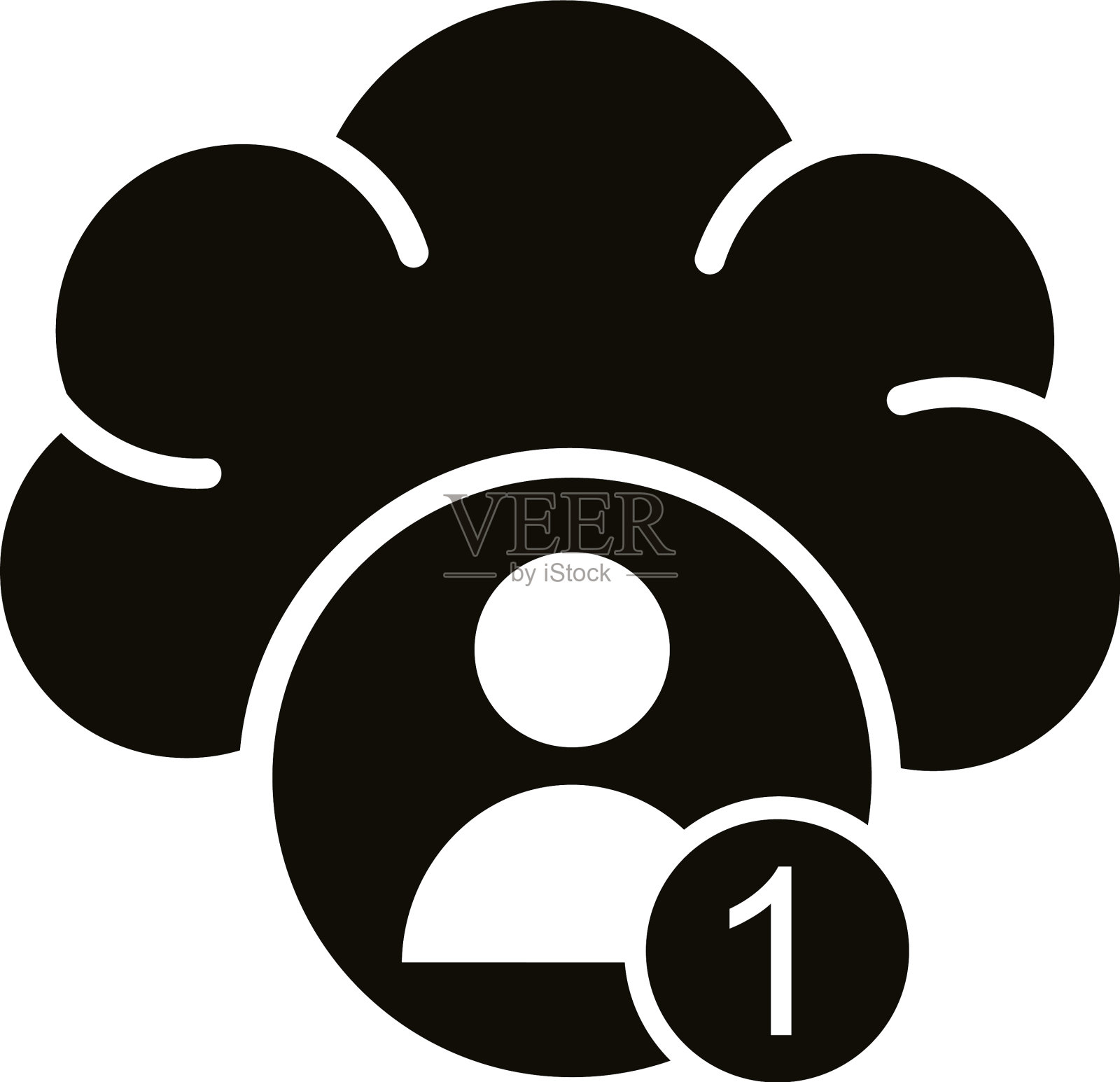 个人资料头像在云计算中排名第一设计元素图片