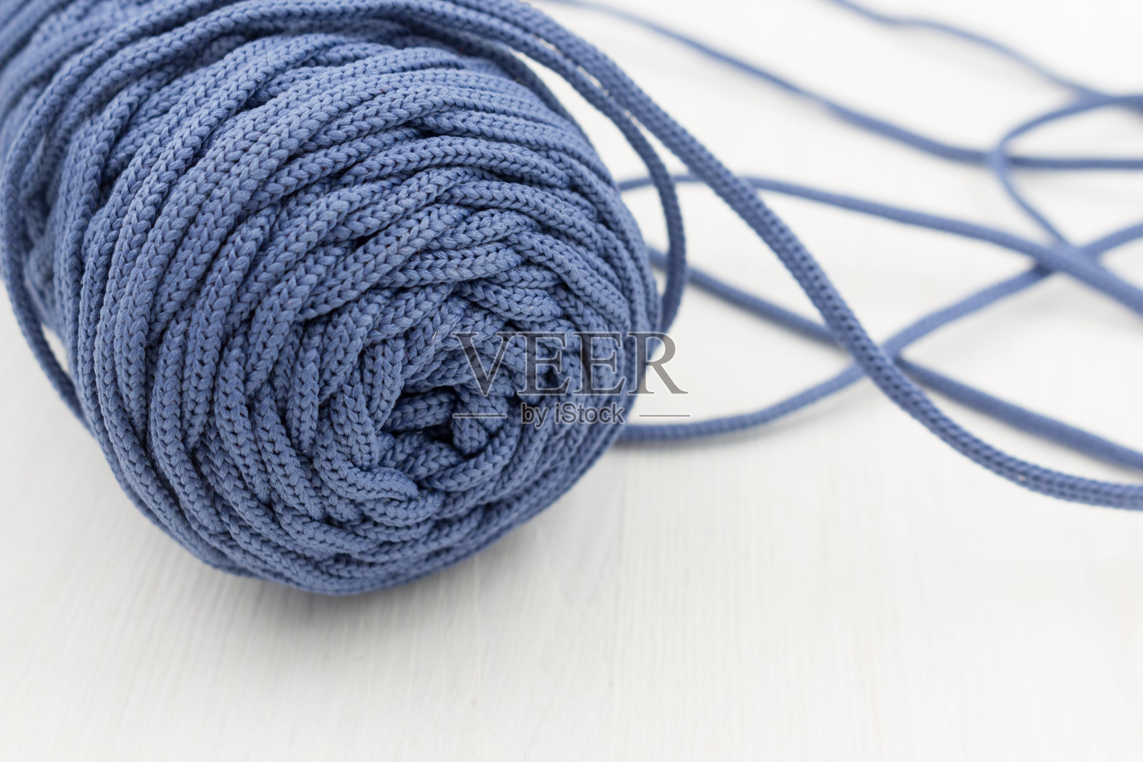 蓝色涤纶帘布针织照片摄影图片