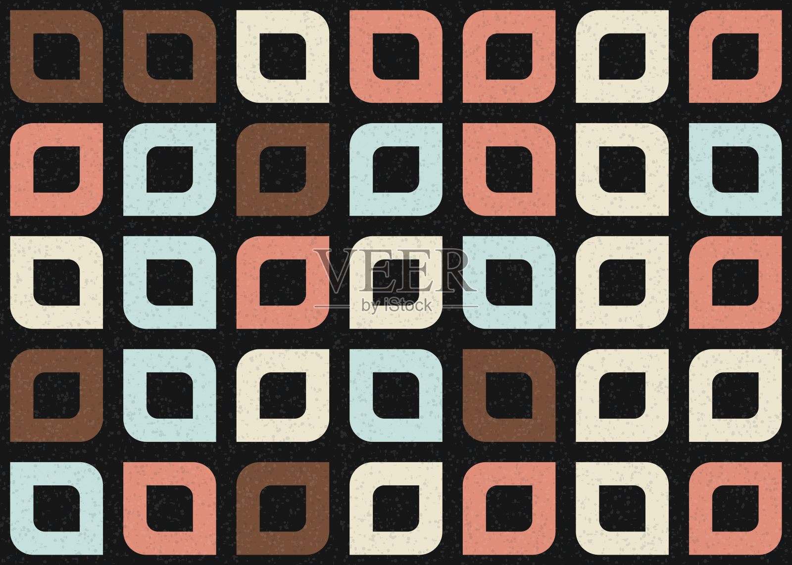 抽象几何图案生成计算艺术插图插画图片素材