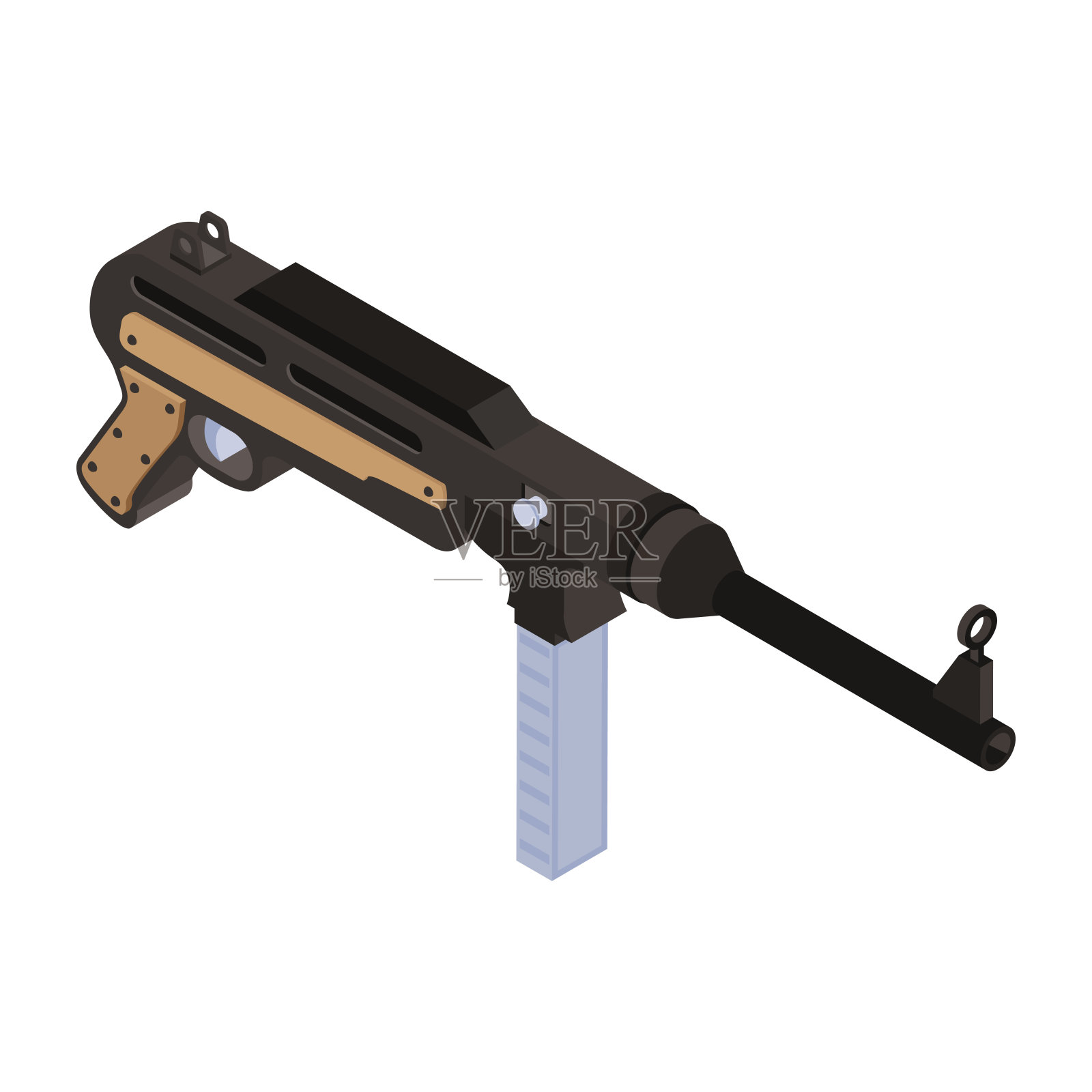 机枪设计元素图片