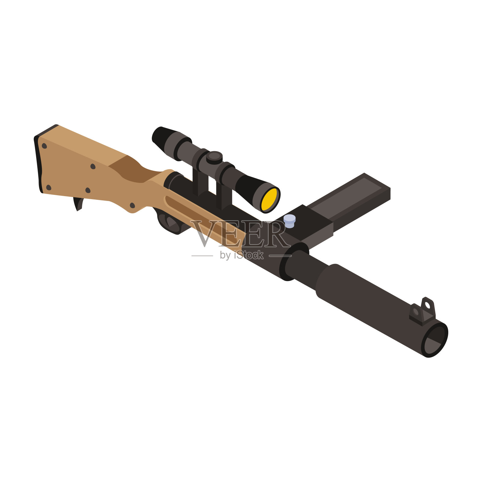 机枪设计元素图片