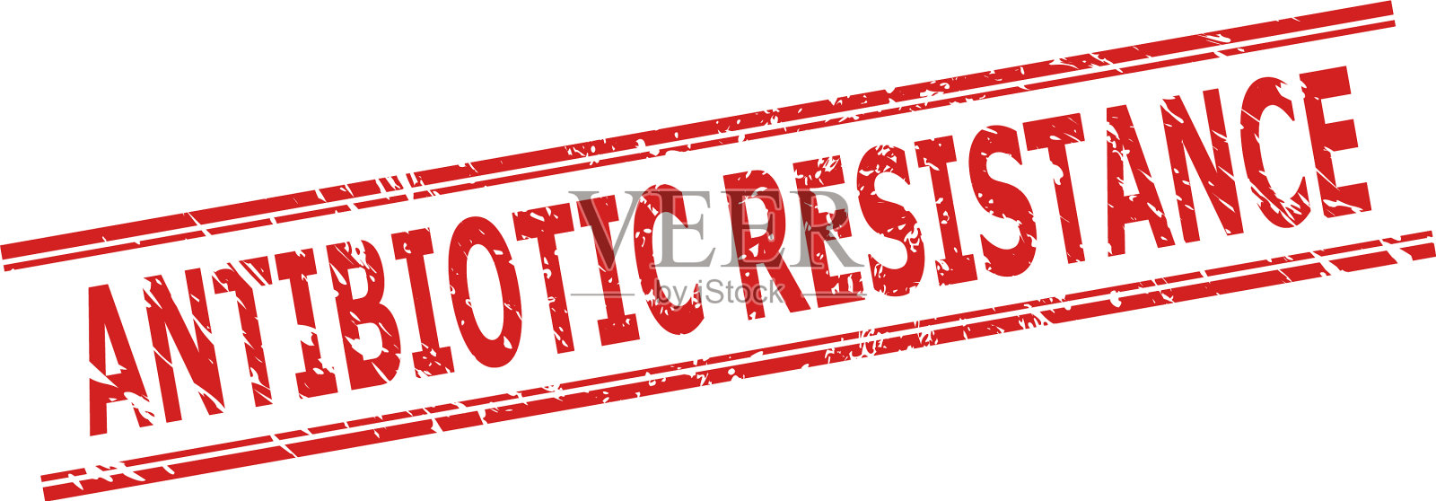 抗菌素抗性印章印章带有污渍插画图片素材