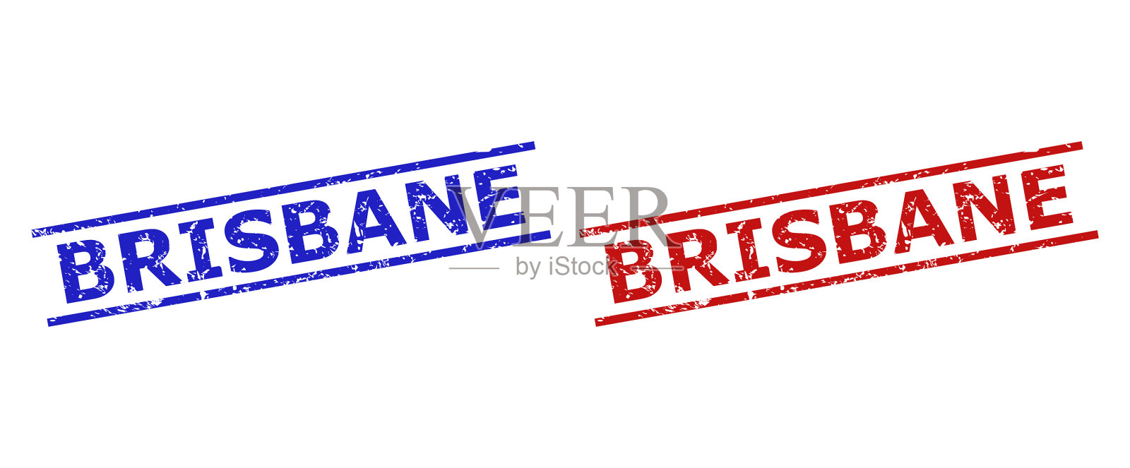 布里斯班的锈蚀水印设计元素图片