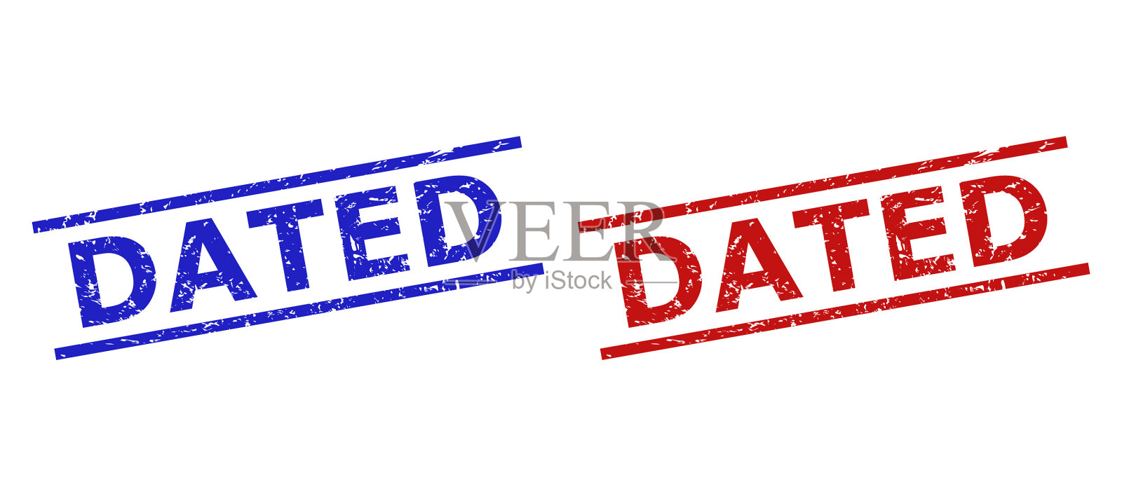 陈旧的印章表面和平行线插画图片素材