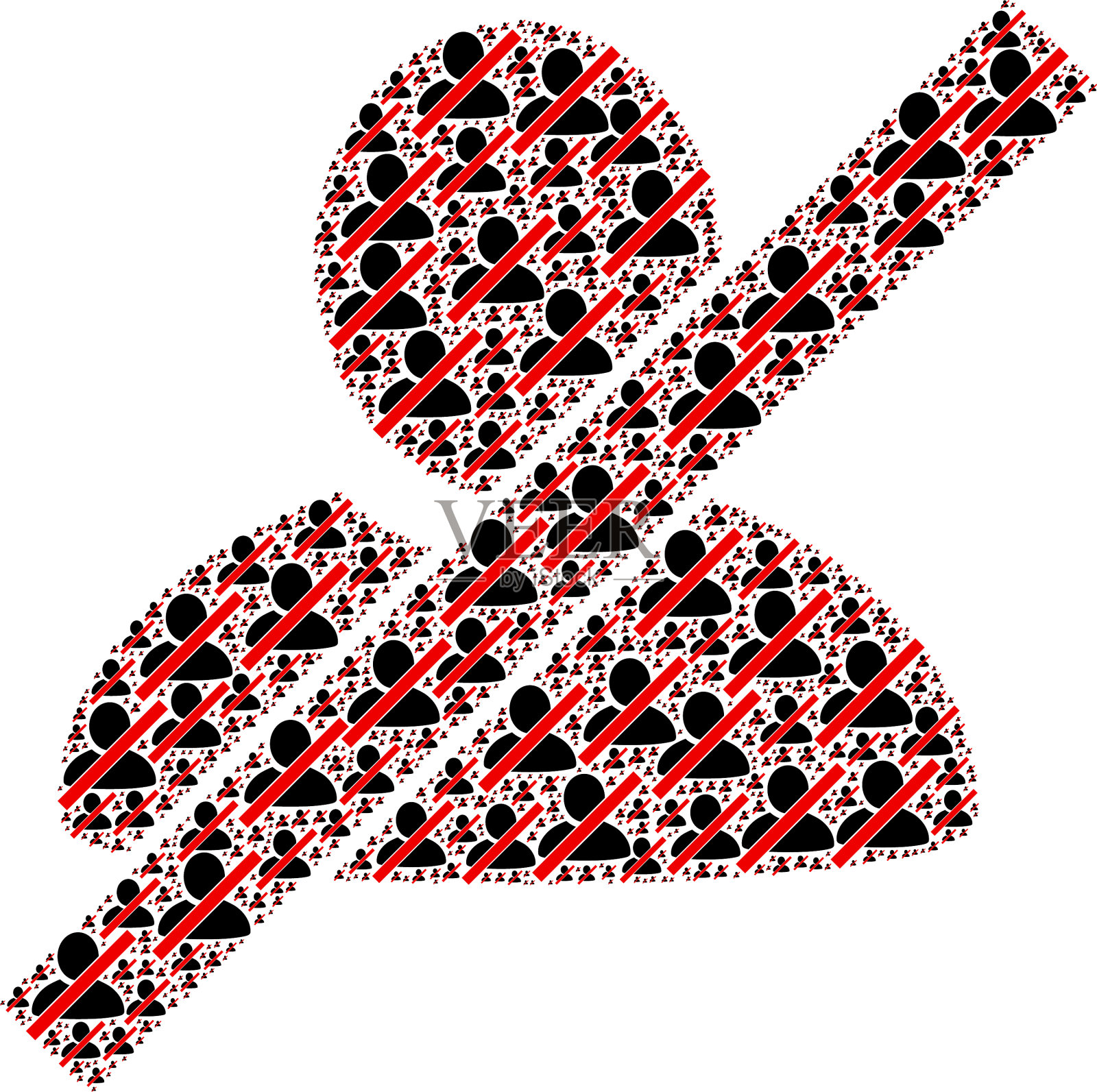 错误的用户递归组合本身项图标素材