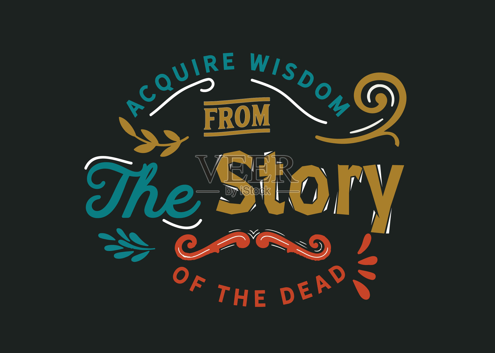 从故事中获得智慧插画图片素材