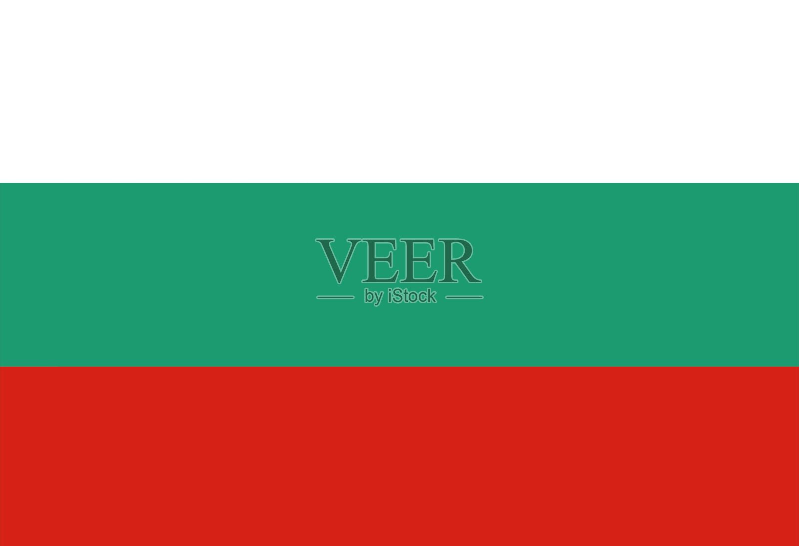 保加利亚国旗的矢量插图插画图片素材