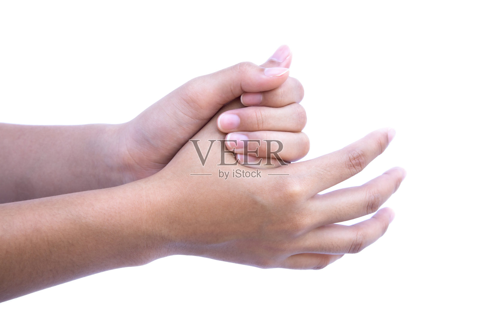 洗你的手记住要洗到大拇指。照片摄影图片