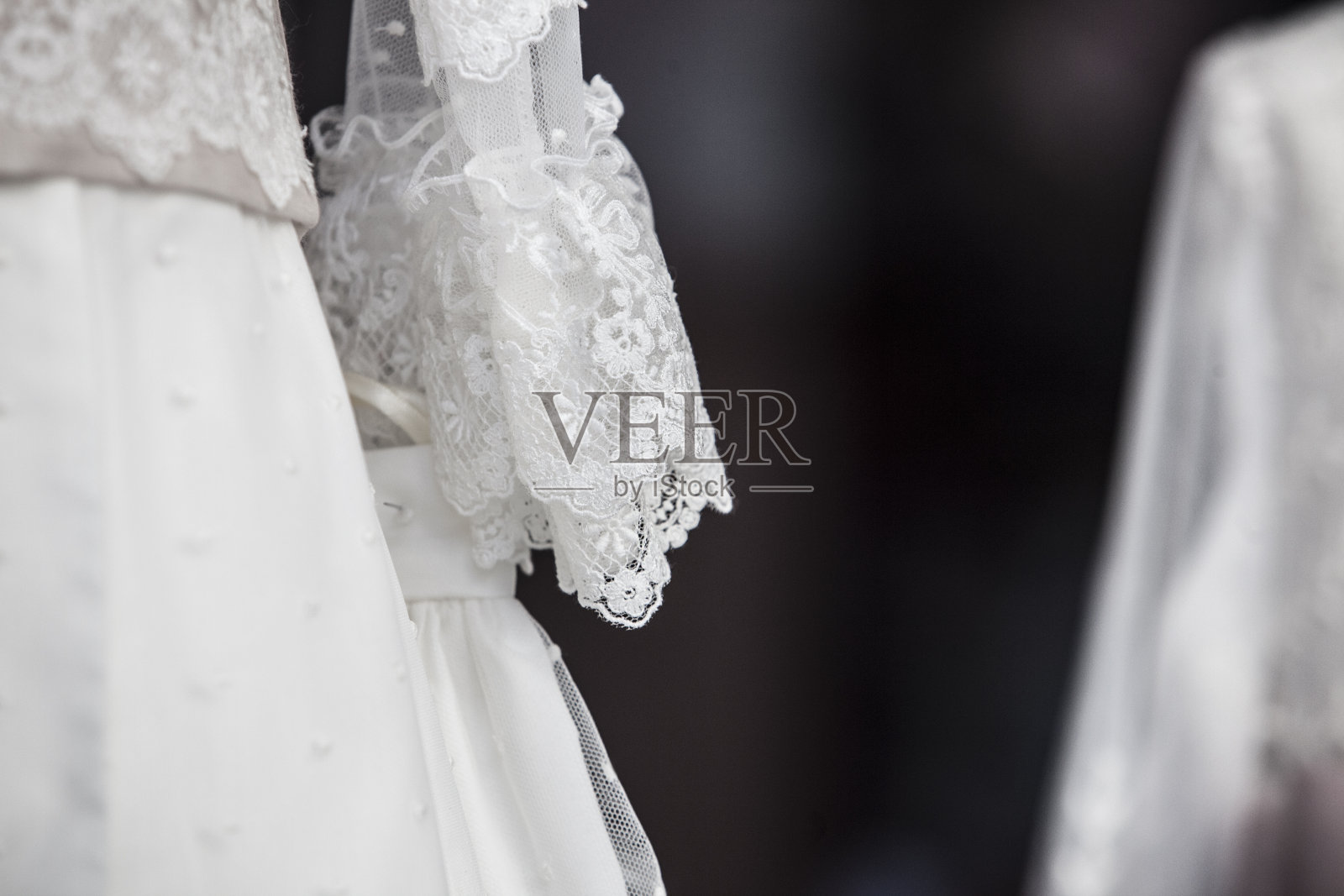 女孩们的第一次圣餐礼服照片摄影图片