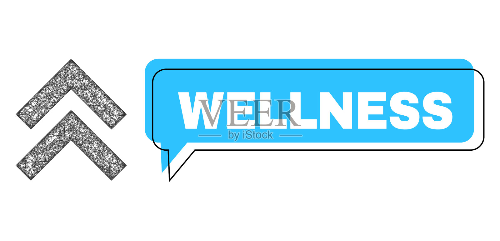 调整健康信息框架和线性上移插画图片素材