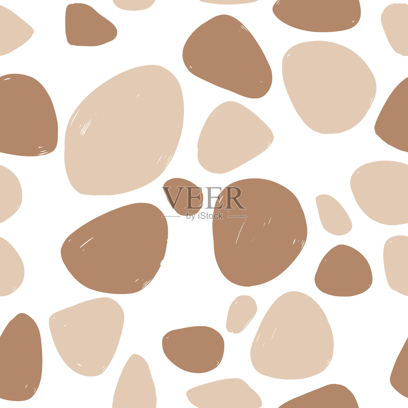 现代自然抽象无缝图案插画图片素材