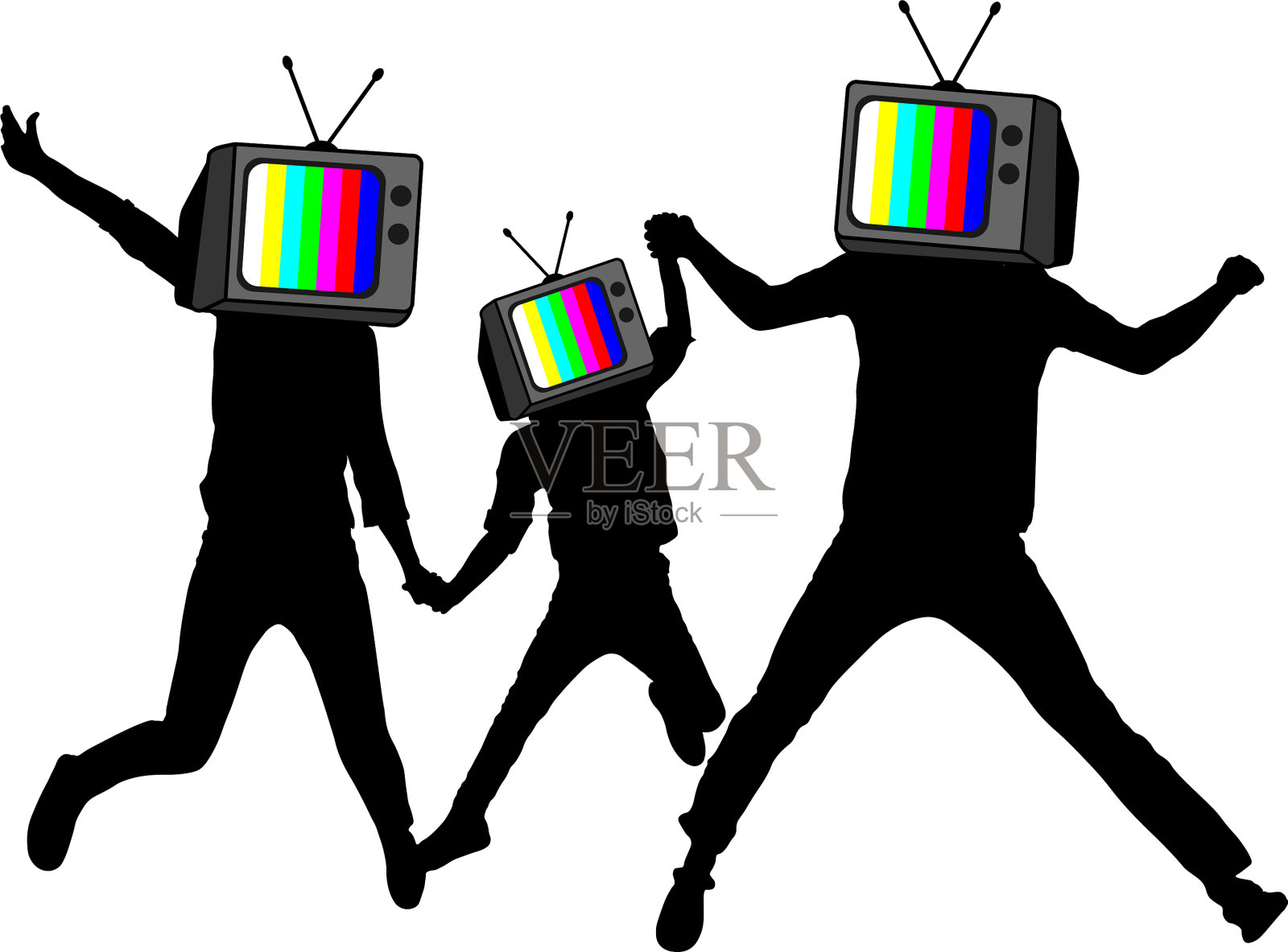 宣传假新闻的人反而执掌电视设计元素图片