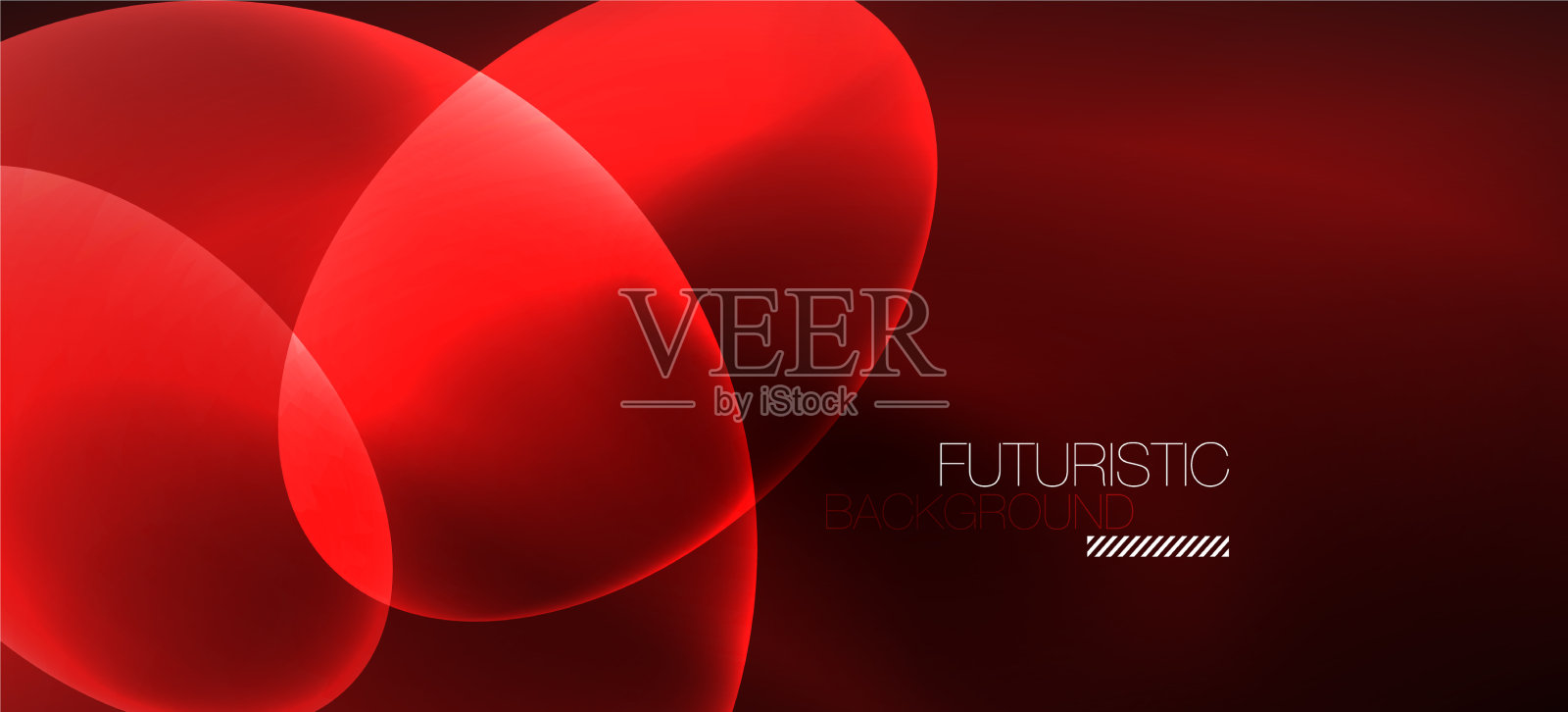 霓虹椭圆抽象背景闪亮明亮插画图片素材