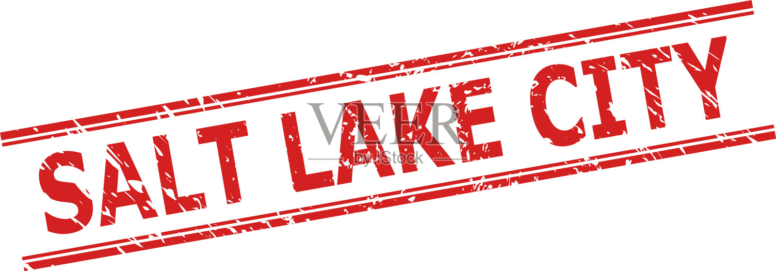 盐湖城的邮票,表面脏兮兮的插画图片素材